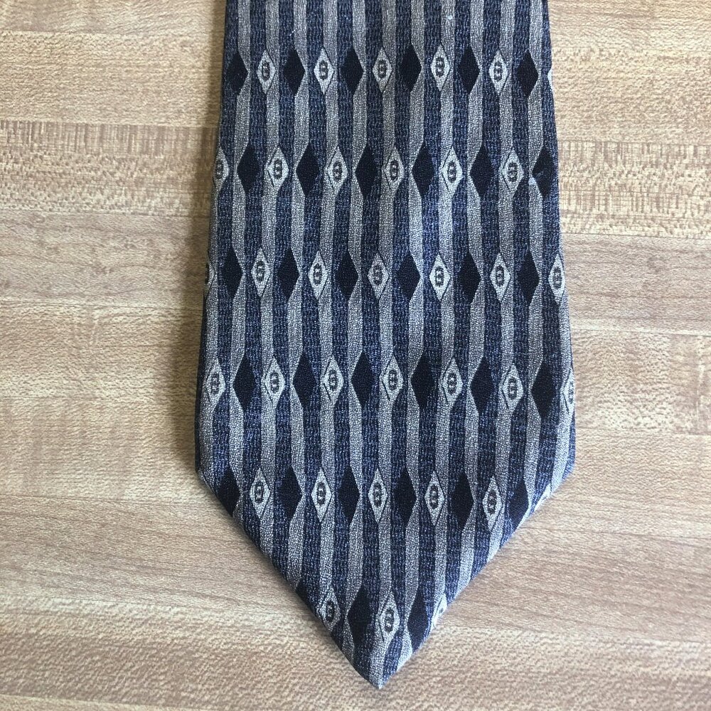 Louis Roth - Black Gray Tie - Picture 2 of 5
